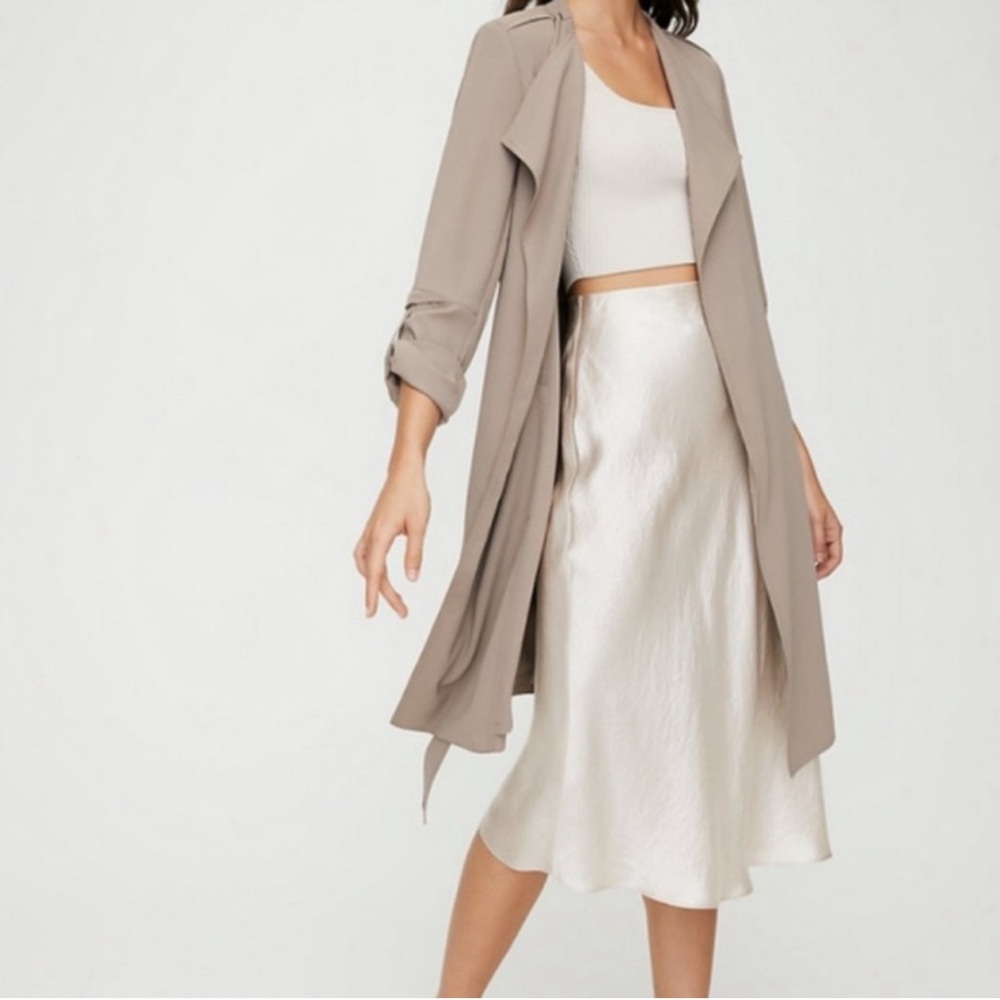 Babaton Cool Beige Quincy Trench